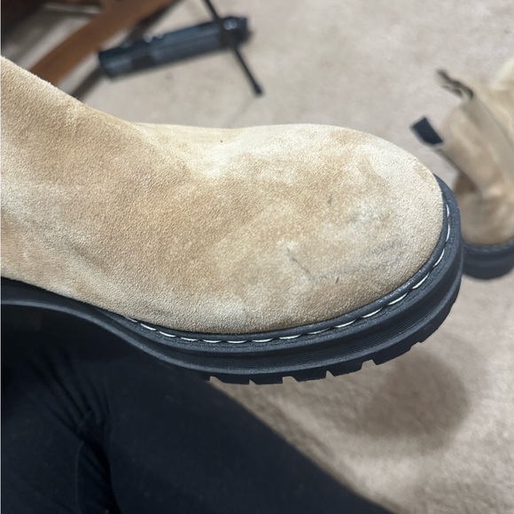 Tan Suede Ankle Boots by Marc Fisher - Picture 9 of 9